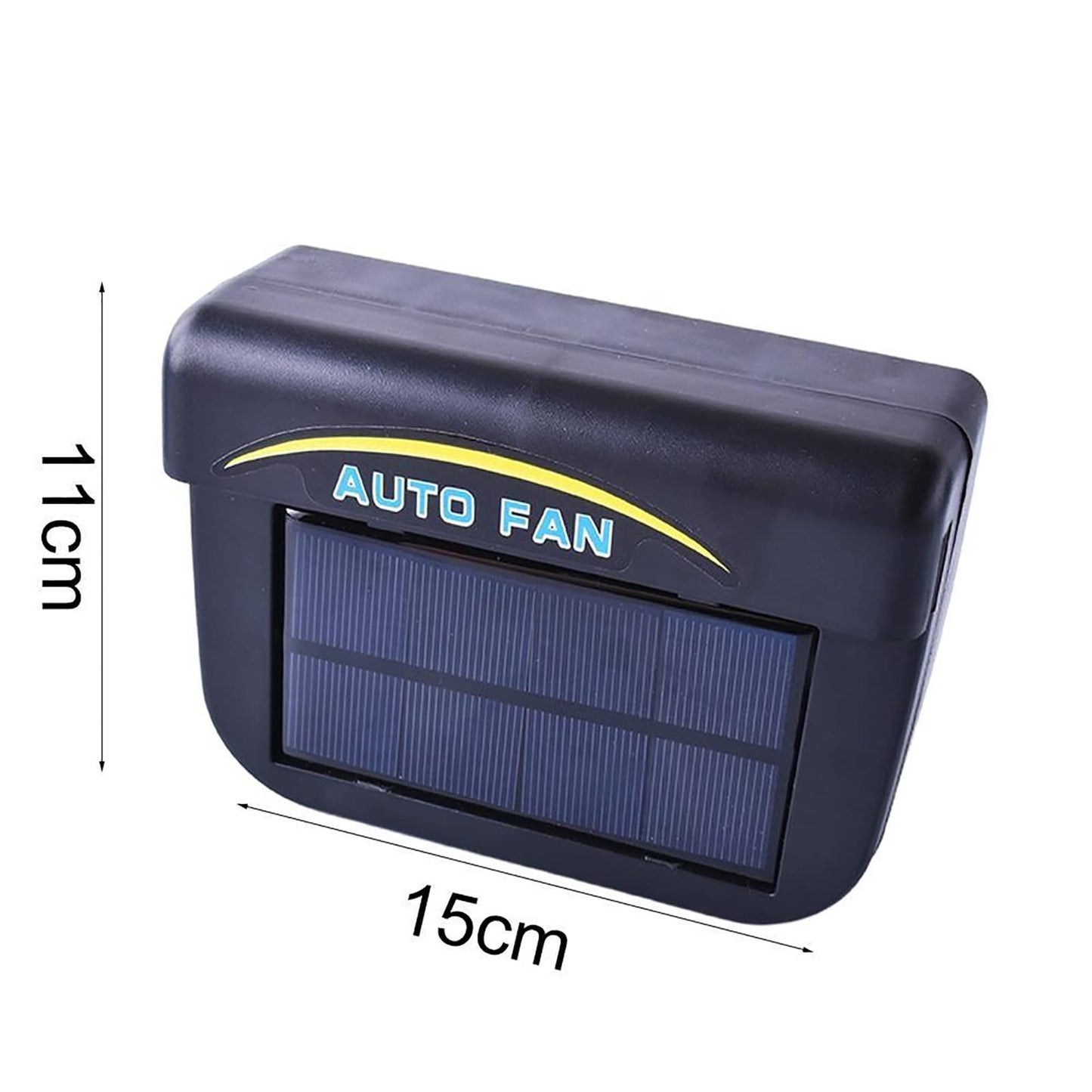 Solar Power Car Auto Air Vent Cool Fan Cooler Ventilation System Radiator Fan Exhaust Heat Fan Automobile Fan with Rubber (Style-B)