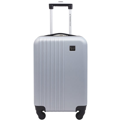 Travelers Club Cosmo Hardside Spinner Luggage, Silver, Carry-On 20-Inch