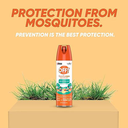 OFF! Family Care Insect & Mosquito Repellent, Bug Spray Containing 15% DEET, Protects Against Mosquitoes, 4 Oz, 2 Count