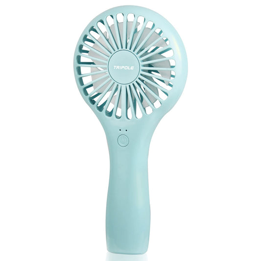 TriPole Mini Handheld Fan Battery Operated Small Personal Portable Speed Adjustable USB Rechargeable Fan Cute Design Powerful Eyelash Fan for Stylish Kids Girls Women Men Indoor Outdoor Travelling