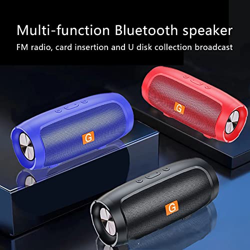 Fufafayo Wireless Handheld Bluetooth Speaker, Dual Speaker, Outdoor Portable Subwoofer, Home Radio, Mini Sound System with Long P-laytime for Travel，Outdoor, Home, Party, Beach