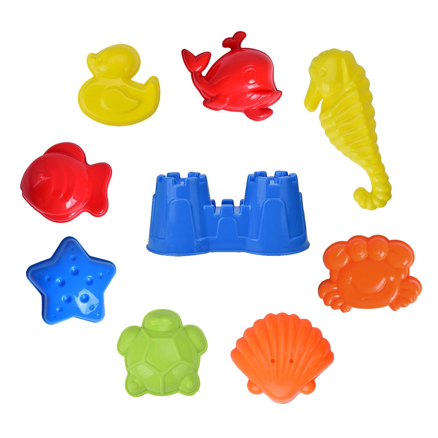 Sand Toys, 19 Piece Beach Toys Set Kids Sandbox Toys Includes Water Wheel Beach Tool Kit Bucket Watering Can Molds Snow Toys Mesh Bag for Travel, Sand Toys for Kids Ages 3-13